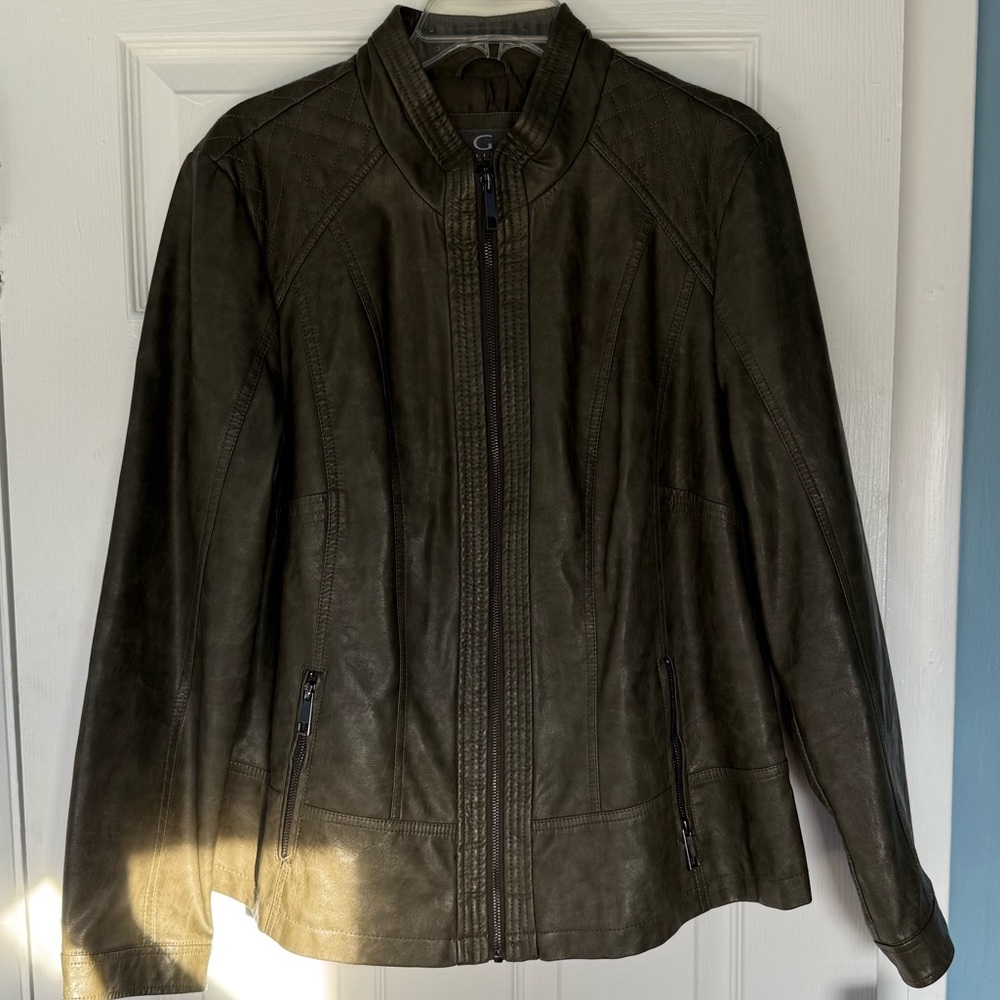 Gallery Women’s Olive Leather Jacket
